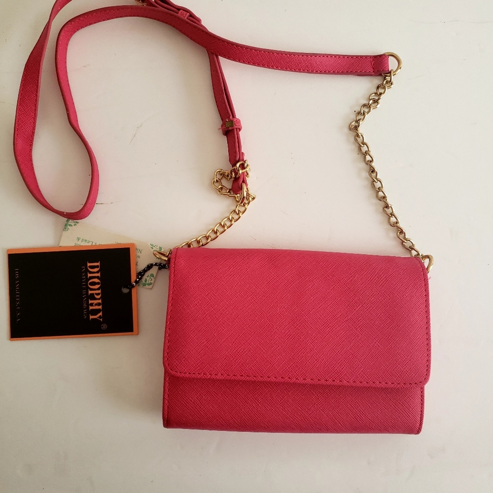 Fux leather purse/clutch